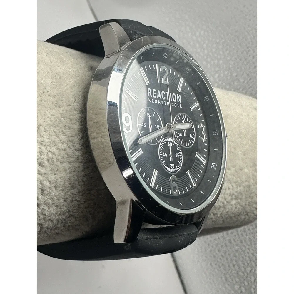 Reaction Kenneth Cole‎ New Battery 10030929 Mens Watch 44MM 9